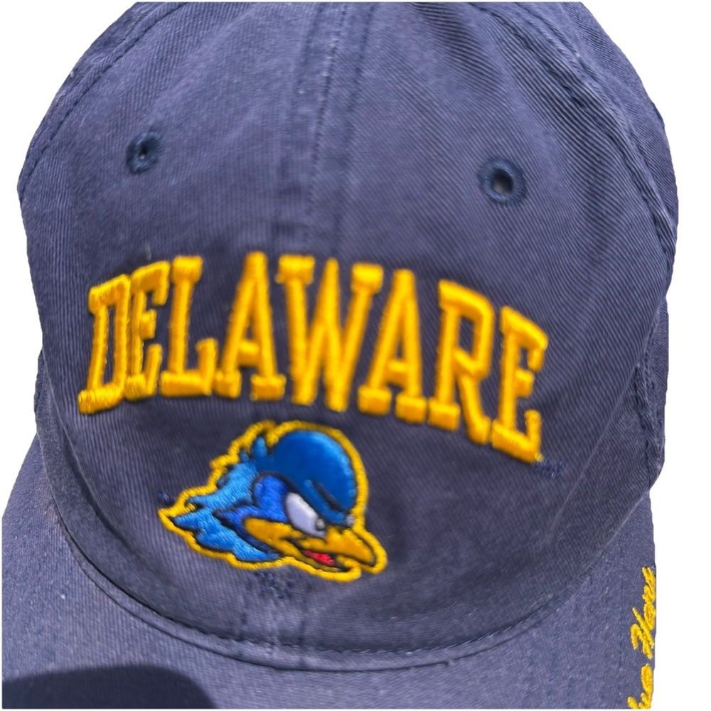 University of Delaware Blue Hens Baseball Cap One Size Fits Most Strap back Hat